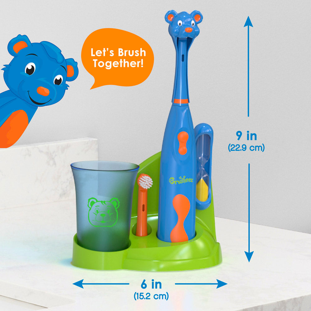 Brusheez® Kids’ Electric Toothbrush Set - Buddy the Bear