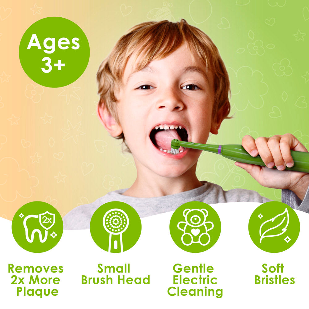 Brusheez® Kids’ Electric Toothbrush Set - Snappy the Croc