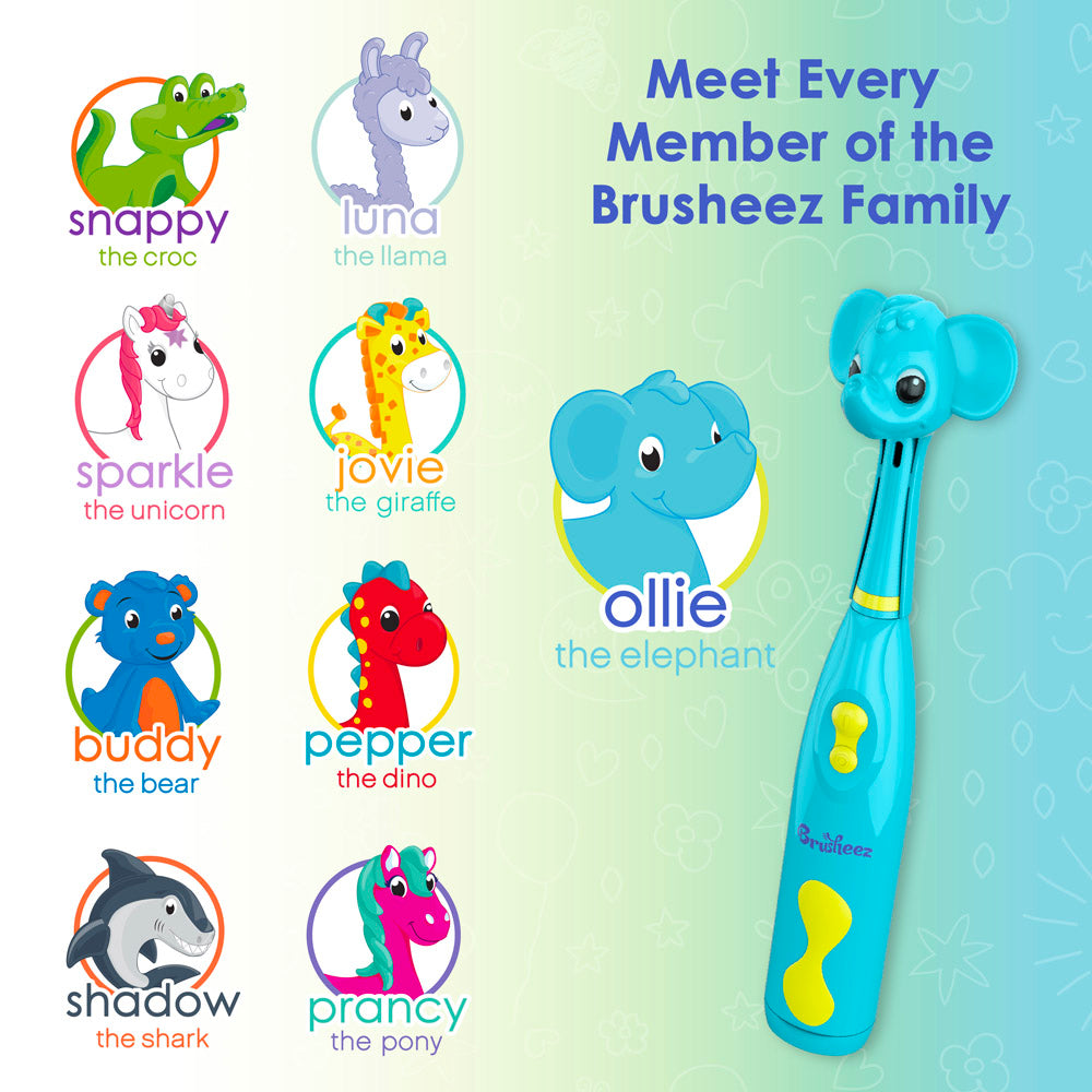 Brusheez® Kids’ Electric Toothbrush Set - Ollie the Elephant