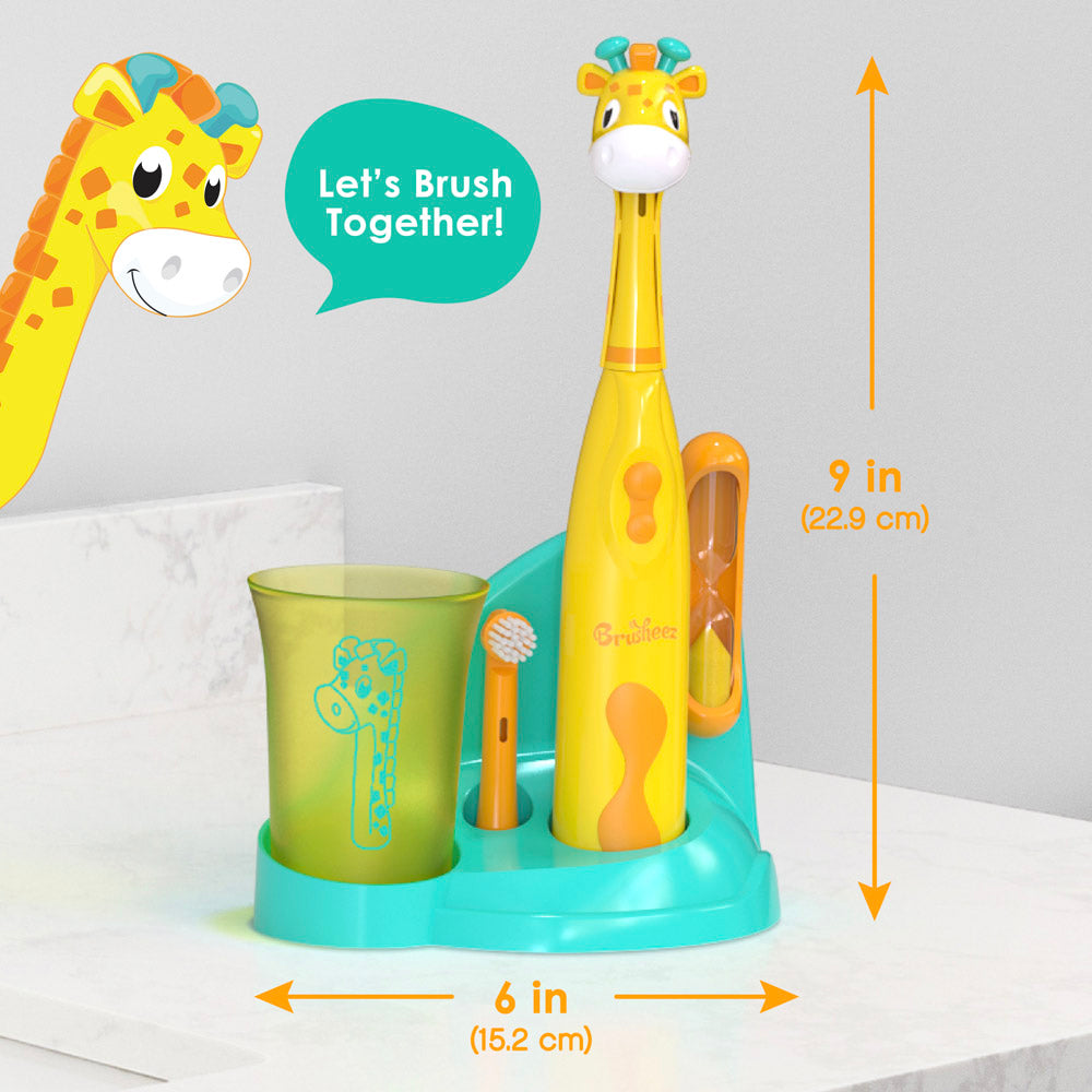 Brusheez® Kids’ Electric Toothbrush Set - Jovie the Giraffe