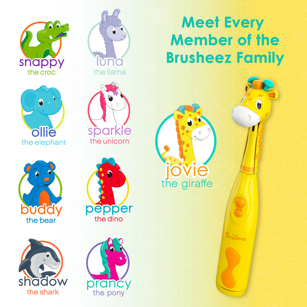 Brusheez® Kids’ Electric Toothbrush Set - Jovie the Giraffe