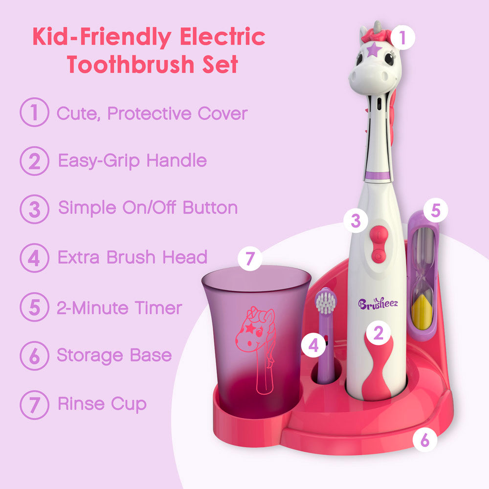 Brusheez® Kids' Toothbrush Set - Sparkle the